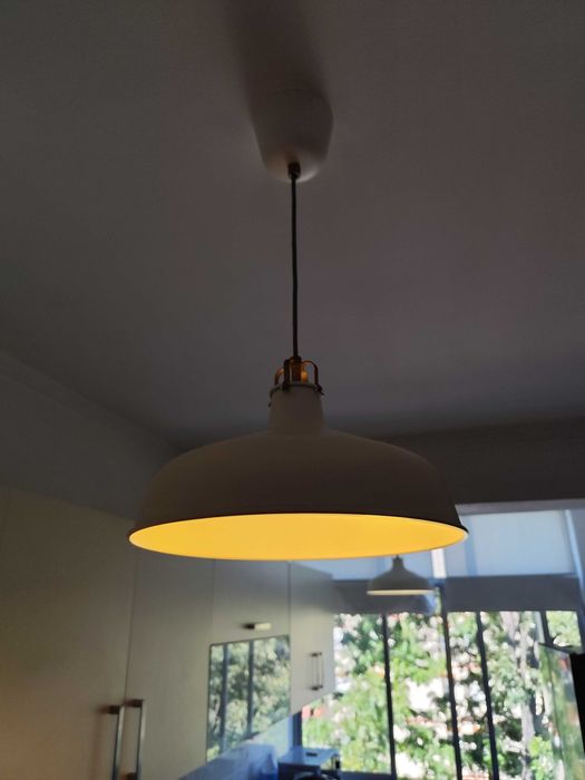 Candeeiros cozinha sala ikea RANARP