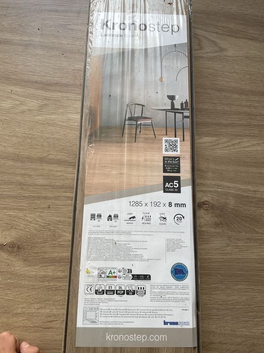Zestaw panele podłogowe Kronostep Mersin 8mm + Paczka podkładów Axton 5mm