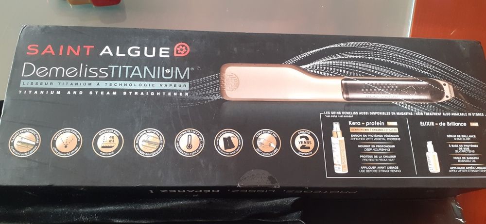 Placa de cabelo a vapor saint algue