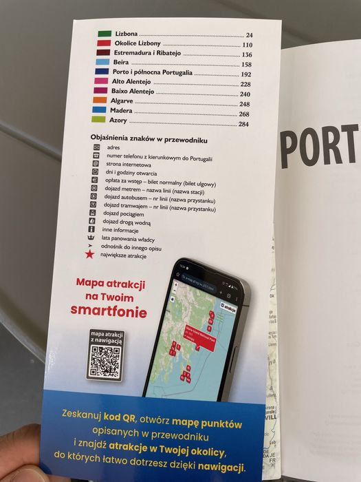 Przewodnik 3w1 Portugalia z mapą