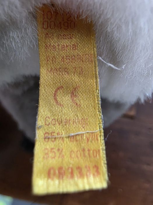 Rato de peluche Steiff original – Knopf im Ohr – Made in Germany