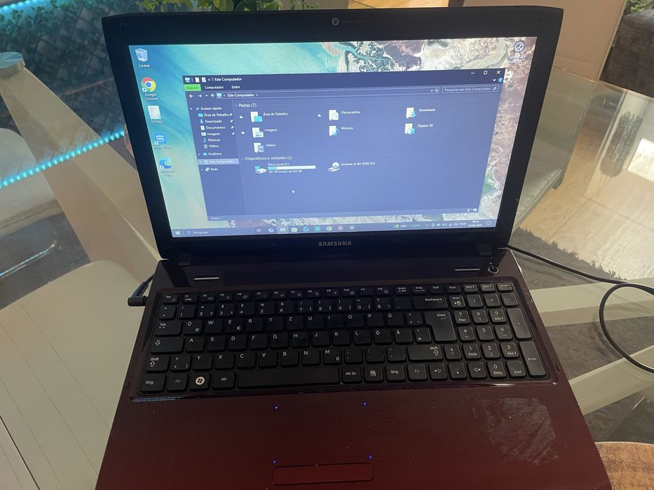 Notebook Samsung Alemao