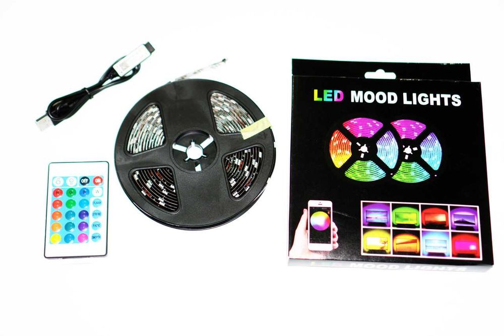 От павербанка работает! Светодиодная лента, LED стрічака с USB.