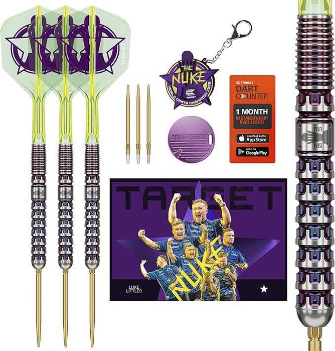 Nie Używane Lotki Target Darts Luke Littler World Champion 90% Swiss 23g