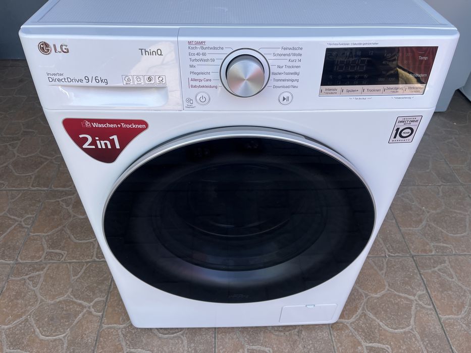 Пральна машина з сушкою Прально сушильна LG W21 на 9/6 кг.