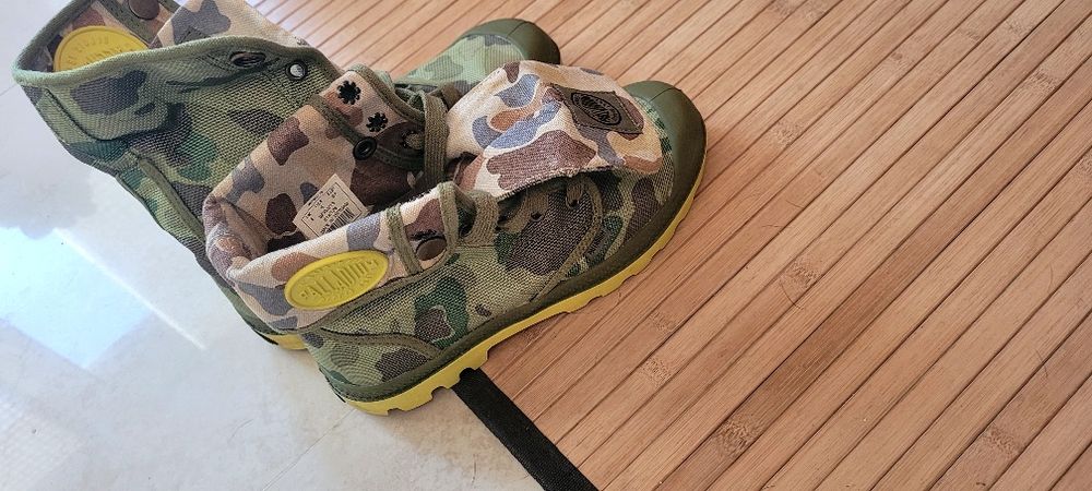 Botas Palladium Camufladas