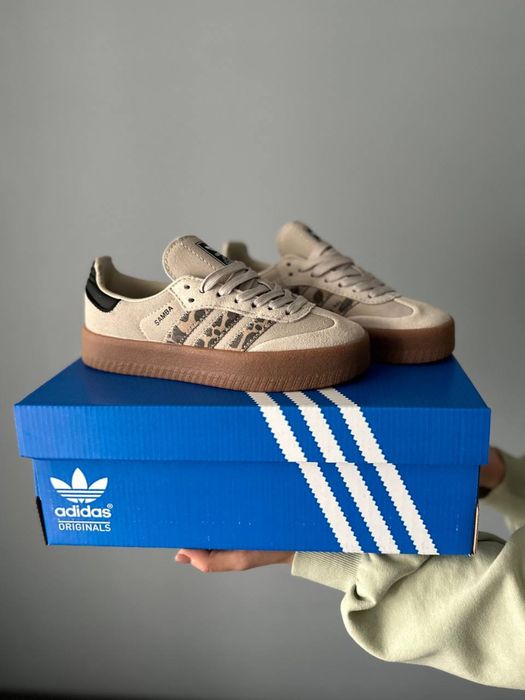 Adidas Samba Leopard / жіночі кеди
