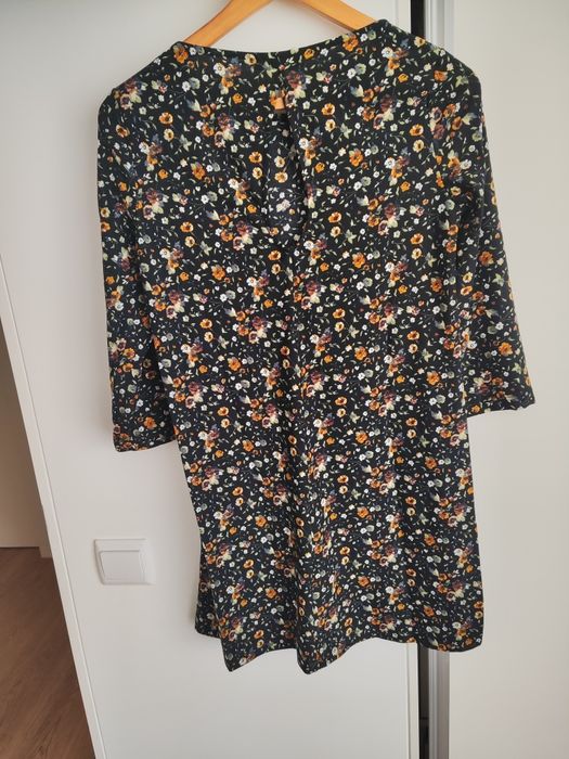 Vestido mango padrão floral