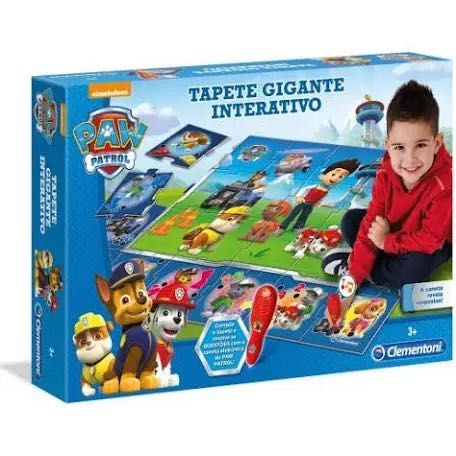 Jogo e Puzzle gigante 70/100cm Interativo Patrulha Pata, Clementoni