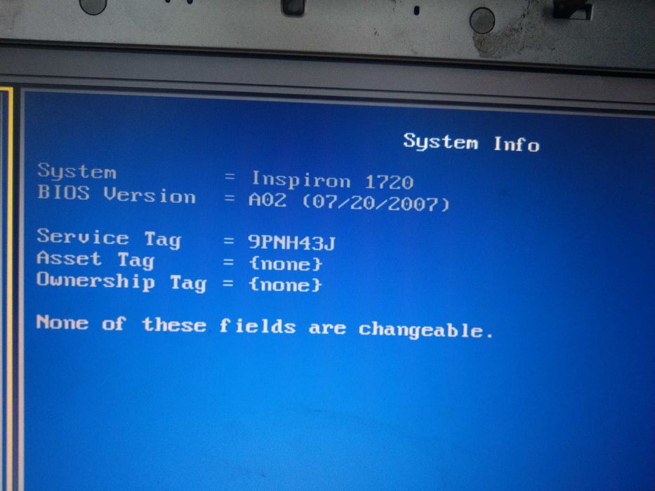 Ноутбук Dell Inspiron 1720
