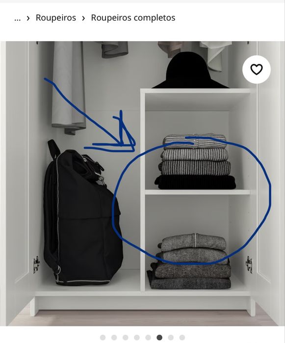 Roupeiro IKEA Brimnes