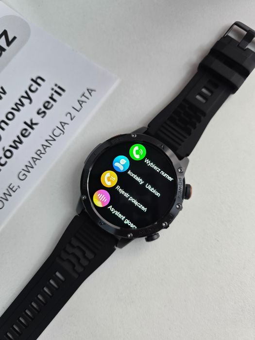 Smartwatch AK87 IP69, AMOLED, GPS, 100 trybów sportowych,  nowy