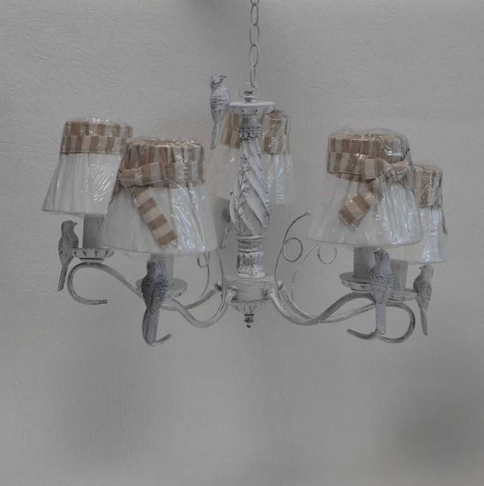 Люстра с птичками Світильник з пташкою