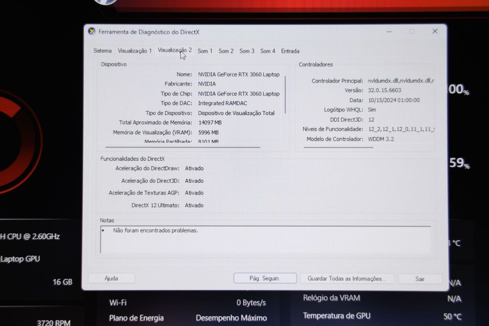 MSI GF75 Thin 10UE RTX 3060 como novo
