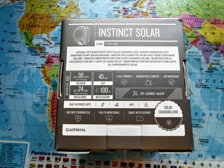 Zegarek Garmin Instinct Solar Camo
