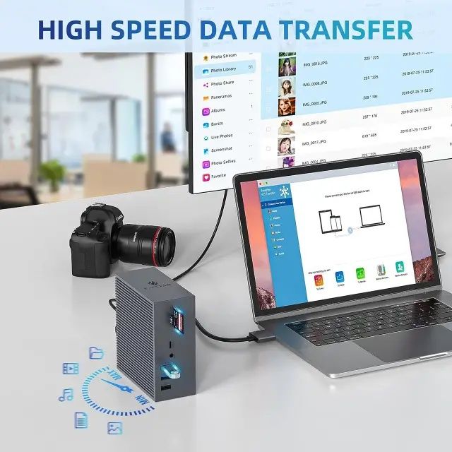 Док-станція FAMILYCRAZY 16 в 1 USB C для ноутбука MacBook