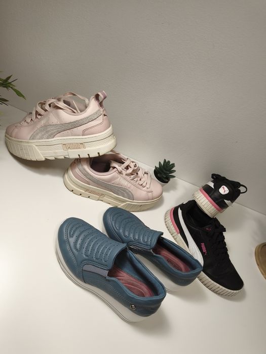 Lote 3 pares calçado n°36 usados