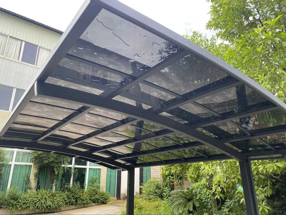 Wiata samochodowa garażowa 3x5,5 m Carport aluminium na jeden samochód