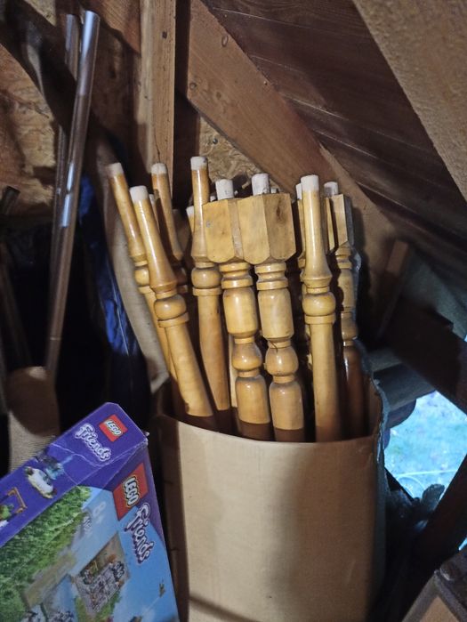 Barierka bukowa pozioma. 23 tralki 2,5 metra