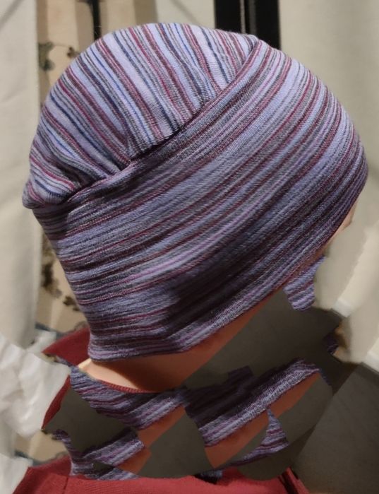 Czapka beret wełna merino Janus
