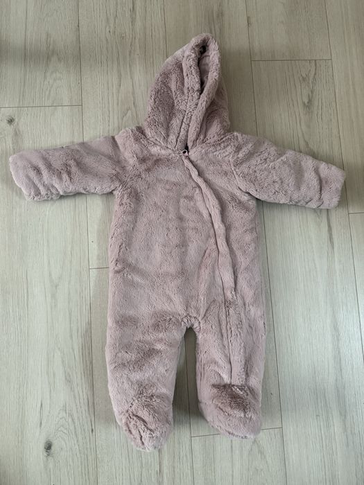 Теплий комбінезон на дівчинку 6-9 міс