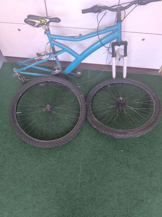 Bicicleta com velocidade no punho