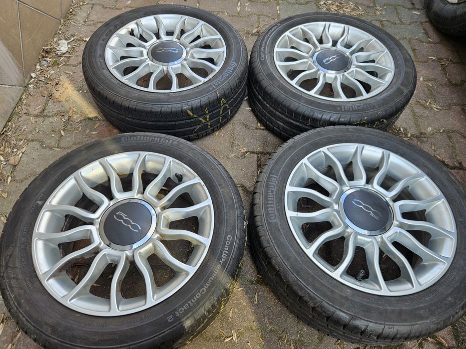 Oryginalne Felgi Aluminiowe 15" Fiat 500 4x98 Et35