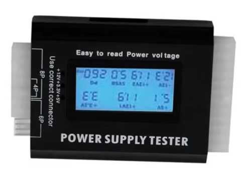 Testador de Fontes de Alimentação Computadores