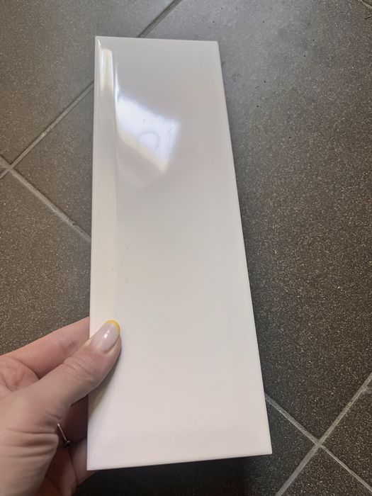 4,95 m2 glazura Metro Style White GLOSSY 10X30 OPOCZNO biala cegiełka