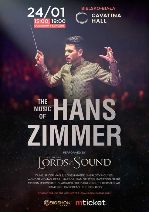 2 bilety - LORDS OF THE SOUND "The Music Of Hans Zimmer" Bielsko-Biała