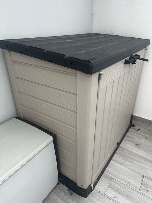 Arca de resina NATERIAL CONQUER SHED 1200L 125X146X82CM