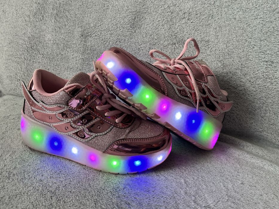 Wrotko buty buty z kółkami 22 świecące