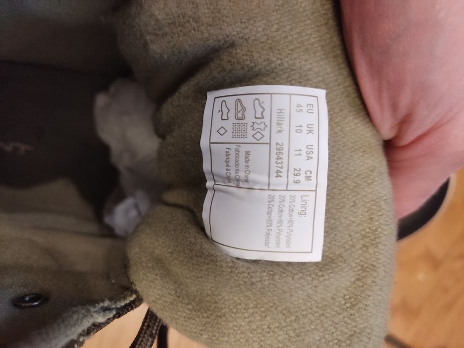Nowe buty Gant Hillark r. 45