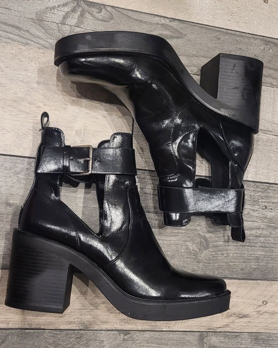Buty botki czarne
