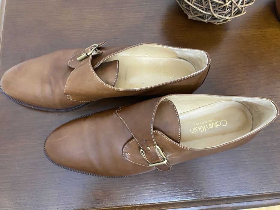 чоловічі туфлі Calvin Klein  (monk strap)