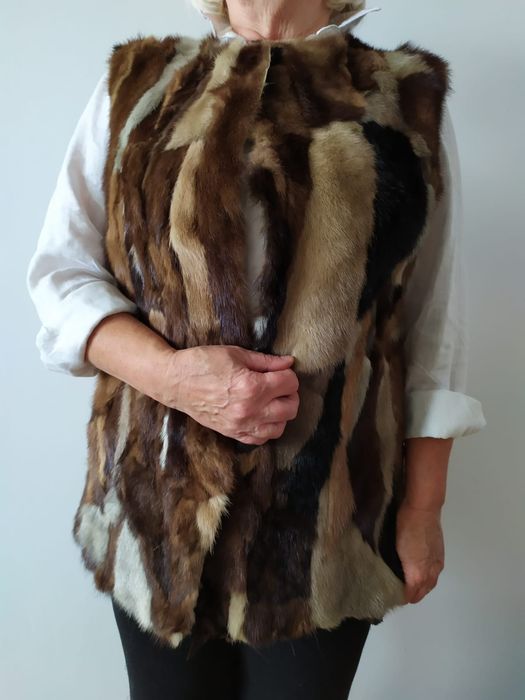 Kamizelka z naturalnego materiału