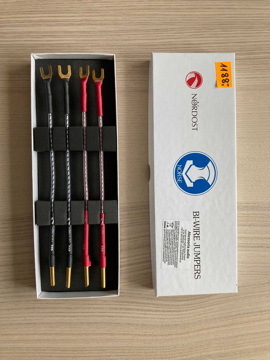Nordost Norse 2 Jumpers | Zworki głośnikowe | Widły - Banany | BOX | Stan Idealny