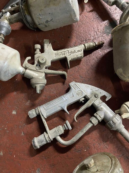 Lote 9 Pistolas de Pintura Profissionais