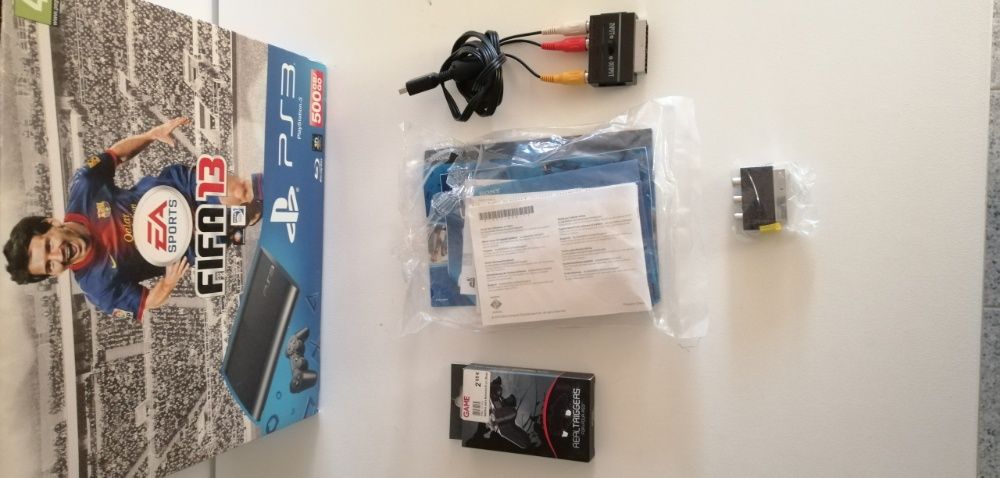 Ps3 500GB + 3 jogos