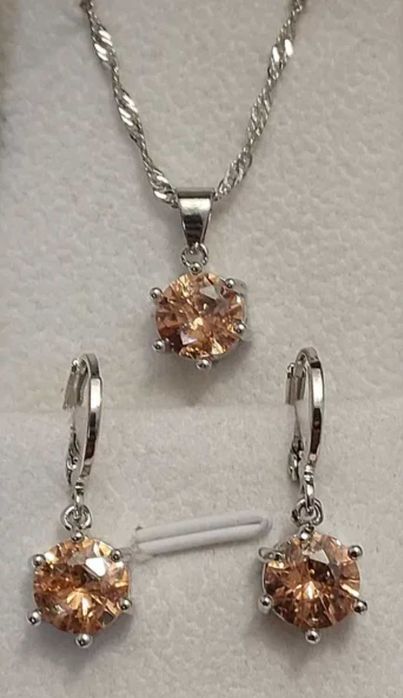 Srebrny komplet biżuterii 925