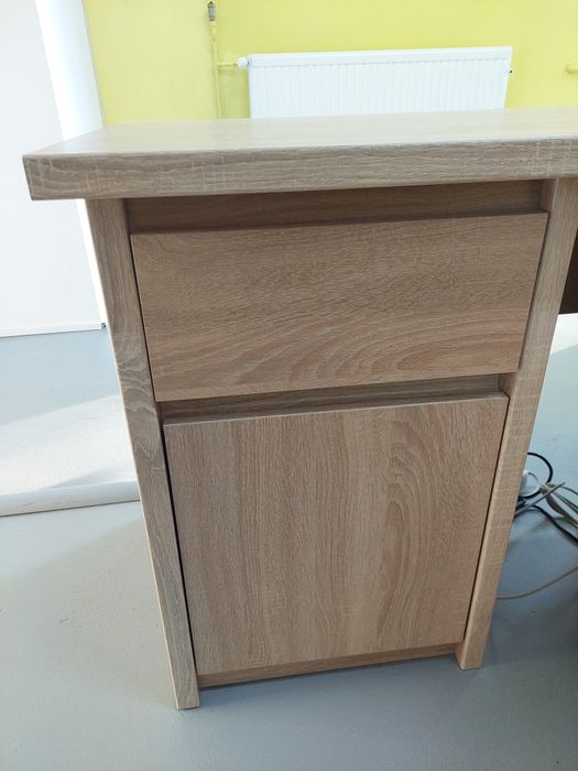 Biurko dąb sonoma 120cm długość jak nowe stan idealny