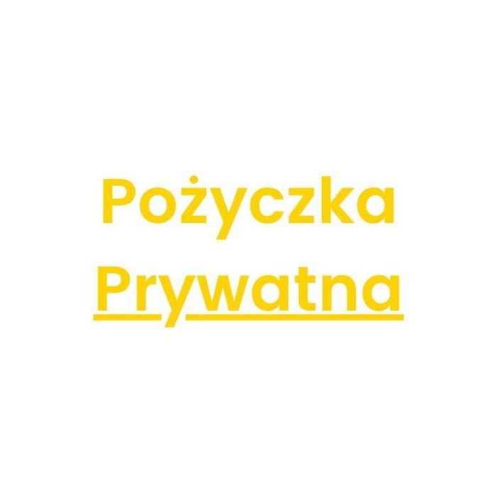 Pożyczka prywatna