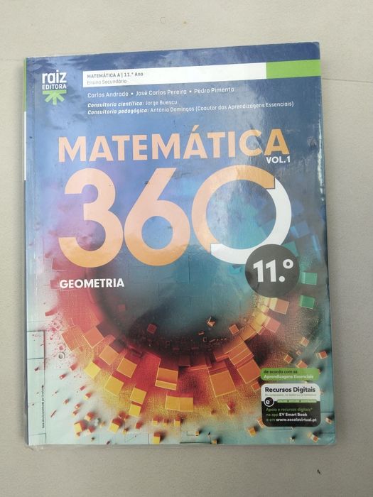 Volume 1 doanual de matemática si 11° ano
