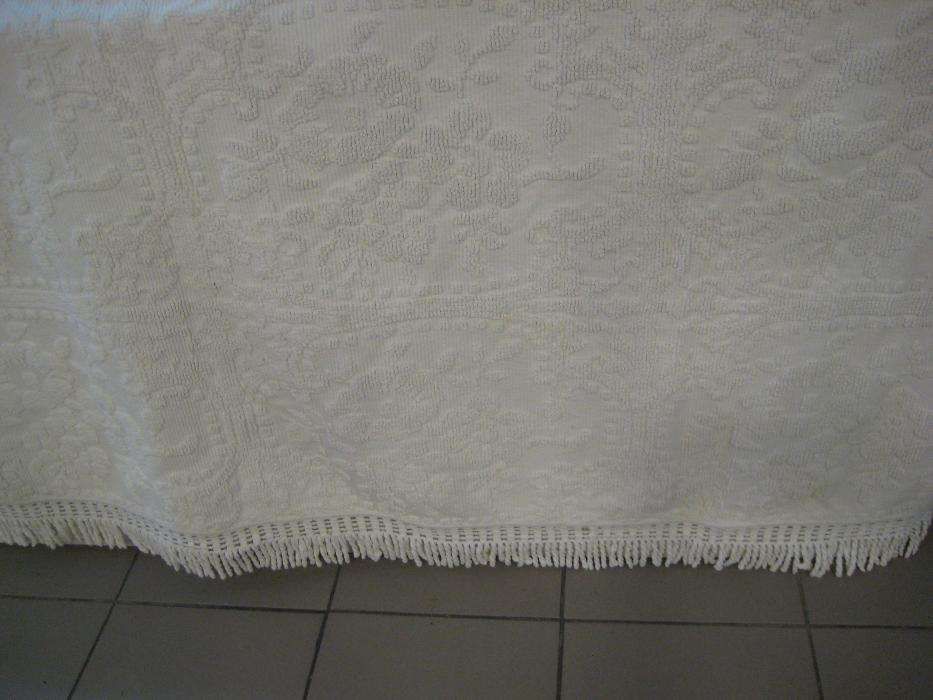 colcha de tear coroa de rei
