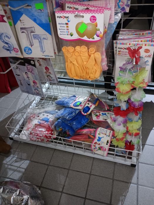 Lote de balões números e letras