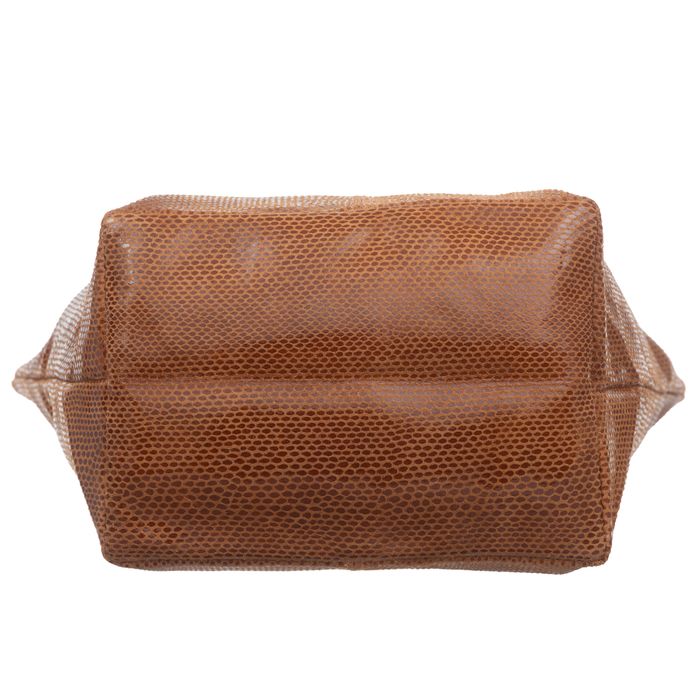 VERA PELLE torebka skórzana shopper lakierowana V588 c.bordowa