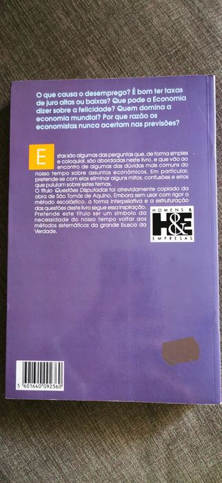 Livro " 55 perguntas sobre a economia do nosso tempo" de 1995