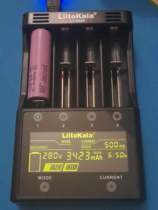 Новий Акумулятор Samsung INR18650-35E 3400mAh 3.7В - струм 8A