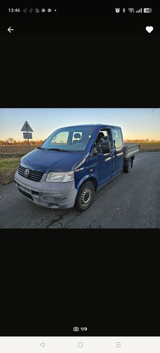 Volkswagen Transporter T5 1.9 TDI Doka skrzynia