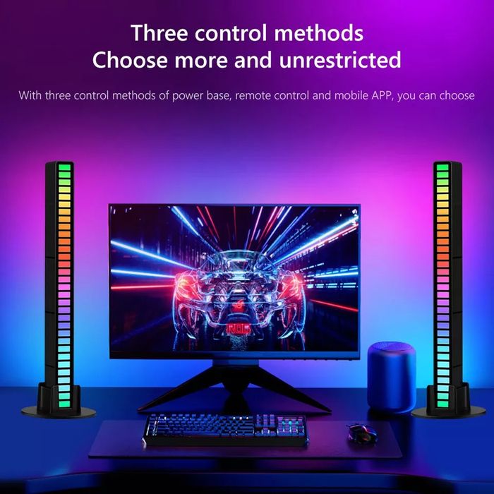 Controlador se som RGB